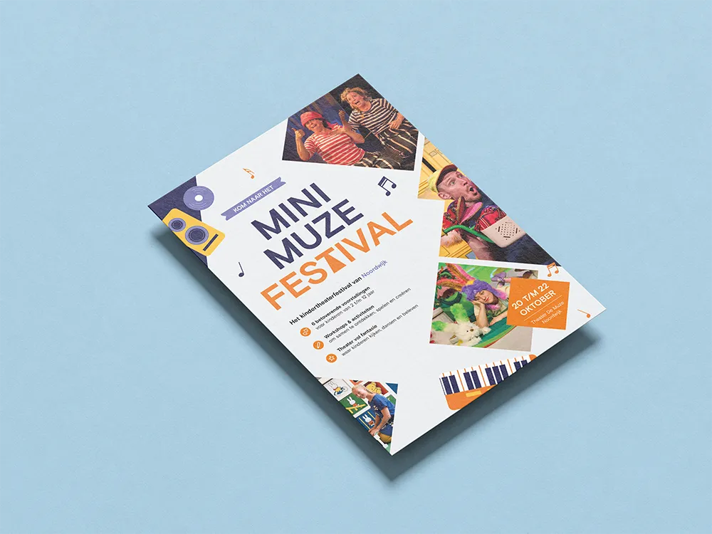Flyer voor het Mini Muze Festival — foto 2