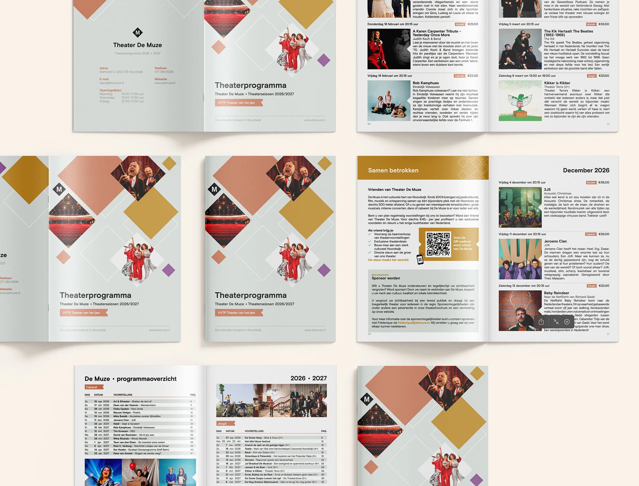 Theaterbrochure De Muze 2026/2027